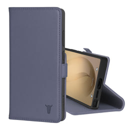 Violet Leather Stand Case for Galaxy S26 Ultra