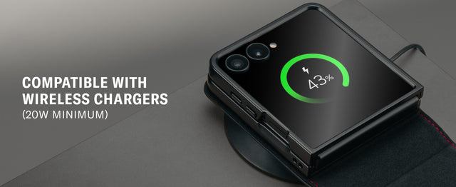 Samsung Galaxy Z Flip8 Leather Case Feature Focus