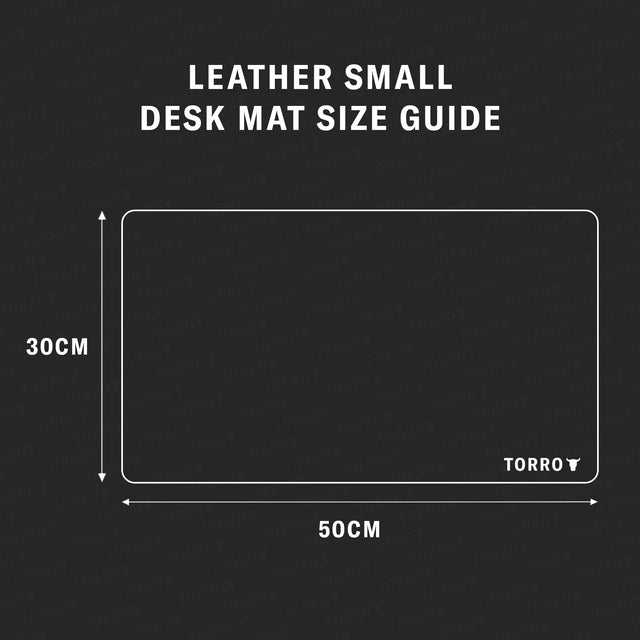 Small Leather Desk Mat Size Guide