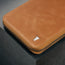 Close up of the Tan Leather Solo Travel Wallet