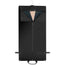 Unfolded view of the Black Trifold Canvas Suit Carrier / Garment Bag