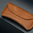 Tan Leather Sunglasses Case