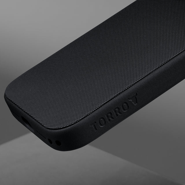 Black Woven Texture Bumper Case for iPhone 17 Pro