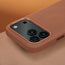Camera lip on the Brown Woven Fabric Bumper Case for iPhone 17 Pro Max