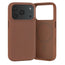 Brown Woven Fabric Bumper Case for iPhone 17 Pro Max
