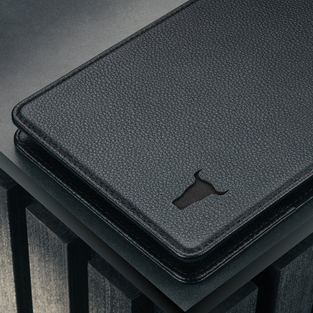 Black Golf Scorecard Holder and Yardage Book Cover